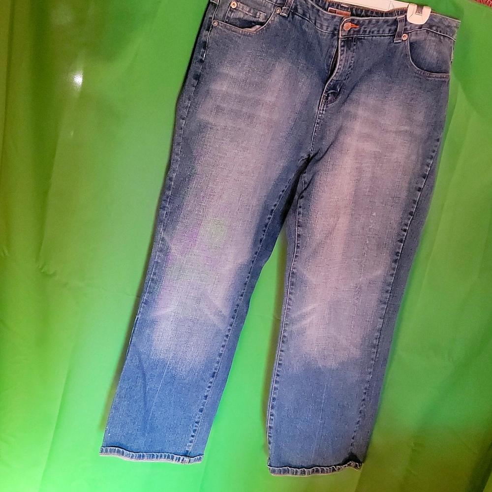 Faded Glory women's plus stretch blue jeans